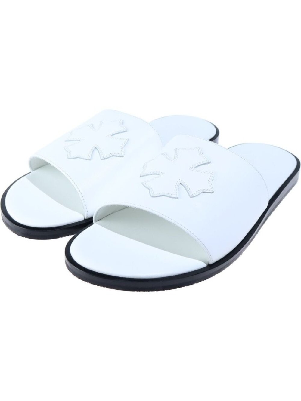 Chrome Hearts CH Slide Leather CH Plus Patch Sandals